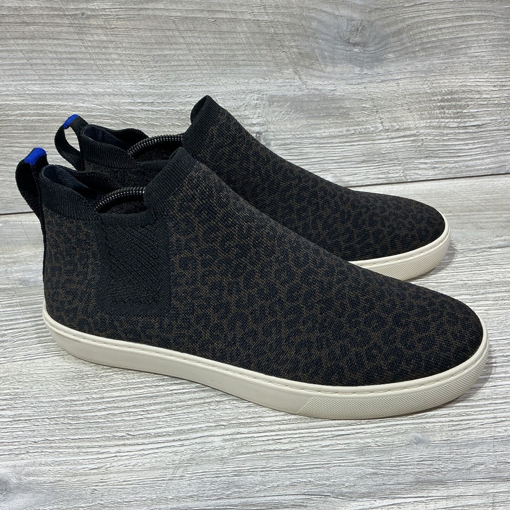 Rothy's The Chelsea Ankle Boot Espresso Spot Womens Size 11 Slip On Limited